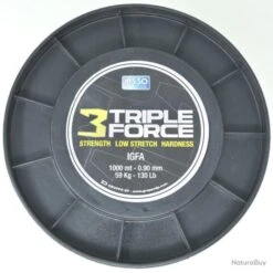 Asso Nylon Triple Force Jaune 130lb 1000m