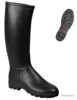 BOTTES SAINT HUBERT LE CHAMEAU NOIRE T41 MOLLET 46 (3527.T41.M46)