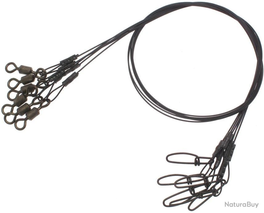 Bas De Ligne Halco Supa Snap Traces 80LBS 3 Bas De Ligne Halco Supa Snap Traces 80LBS