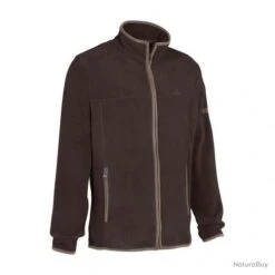 Blouson Polaire Percu Scotland Marron TS (Taille 2)