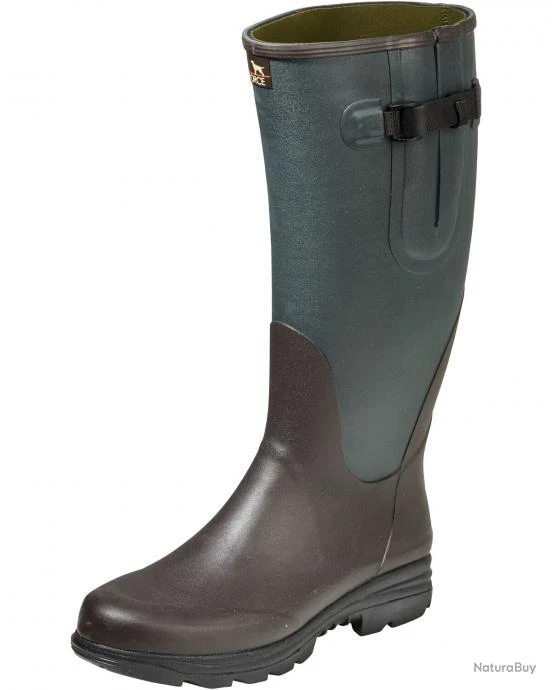 Bottes En Caoutchouc Néoprène NEO 2 Couleur Olive Brun. 3 Bottes En Caoutchouc Néoprène NEO 2 Couleur Olive Brun.