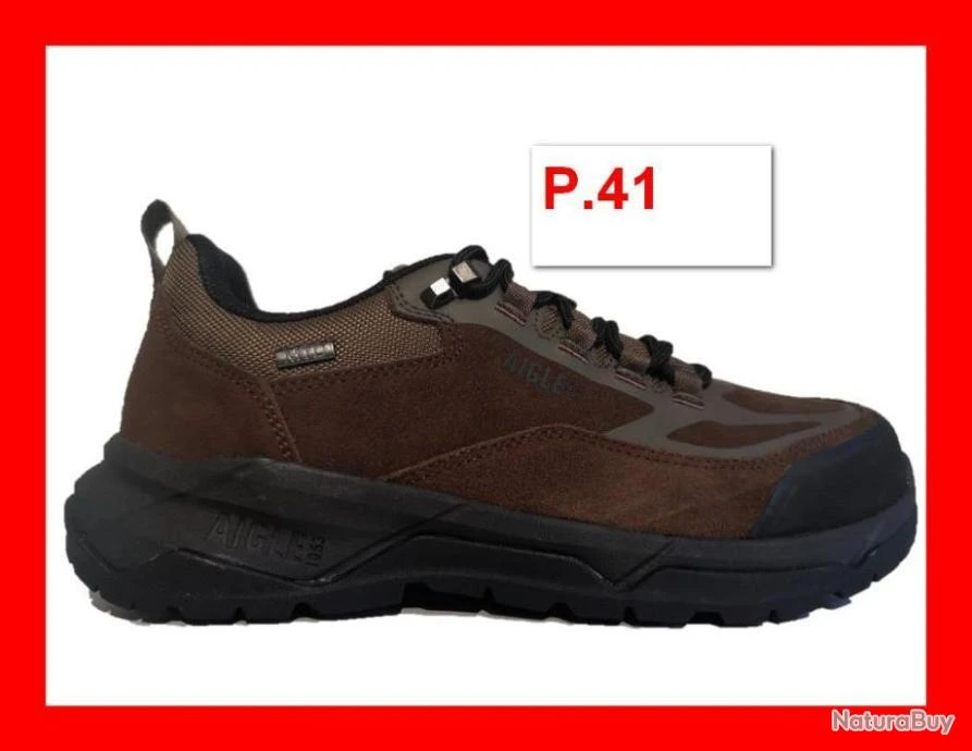 CHAUSSURES BASSES AIGLE PALKA LOW MTD P.41 3 CHAUSSURES BASSES AIGLE PALKA LOW MTD P.41