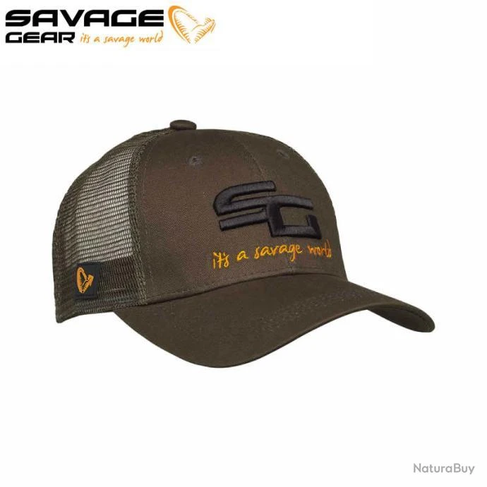 Casquette Trucker Savage Gear SG4 One Size Olive Green 3 Casquette Trucker Savage Gear SG4 One Size Olive Green