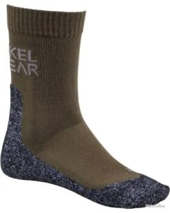 Chaussettes Merino Short (Couleur: Vert / Gris, Taille: 39/41)