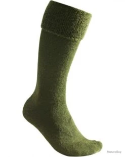 Chaussettes Hautes Woolpower 600 (Couleur: Pine Green, Taille: 45-48)