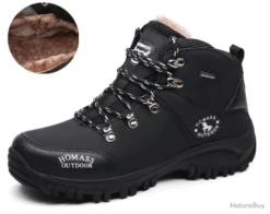 Chaussures Fourrées , Chasse Ou Marche, Noir, Tailles 38 à 44.