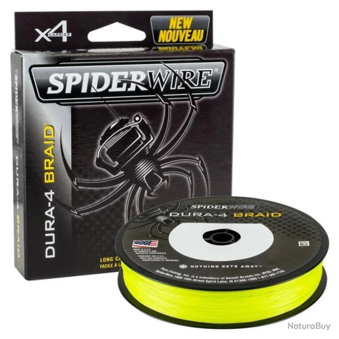 DP23 - Tresse SpiderWire Dura 4 - Jaune 0.14mm 11.8kg 300m 3 DP23 - Tresse SpiderWire Dura 4 - Jaune 0.14mm 11.8kg 300m