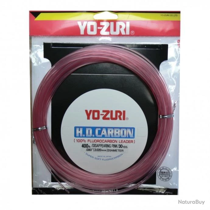 Fluorocarbon Yo-Zuri HD Carbon - Rose - 27 M 84/100-80LBS 3 Fluorocarbon Yo-Zuri HD Carbon - Rose - 27 M 84/100-80LBS