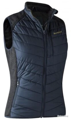 Gilet Bleu Matelassé Lady Caroline Deerhunter Bleu