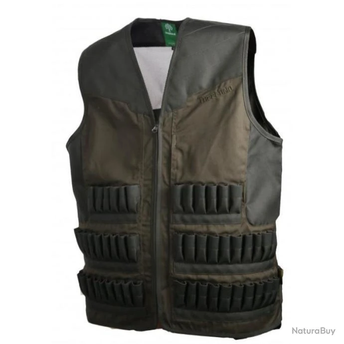 Gilet De Chasse Treeland Multi Tubes Vert 3 Gilet De Chasse Treeland Multi Tubes Vert