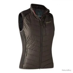 Gilet De Chasse Femme Lady Caroline Marron Deerhunter