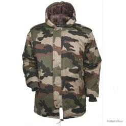 JUNIOR - VESTE PARKA CAMOUFLAGE - PERCUSSION DUDON - TAILLE 4 ANS