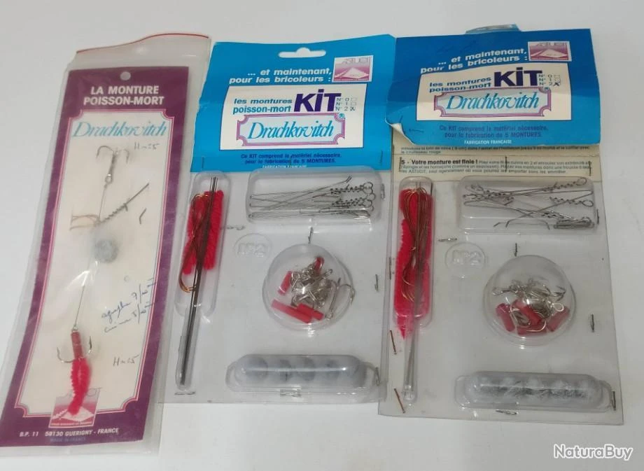 Lot De 11 Montures à Poisson Mort N°2 3 Lot De 11 Montures à Poisson Mort N°2