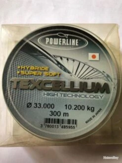 Nylon 300 M Diam 33 10,200 Kg Texcellium Powerline Pêche Carnassier