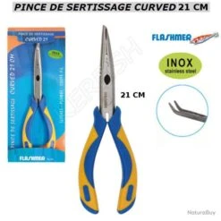 PINCE DE SERTISSAGE 21 CM CURVED FLASHMER