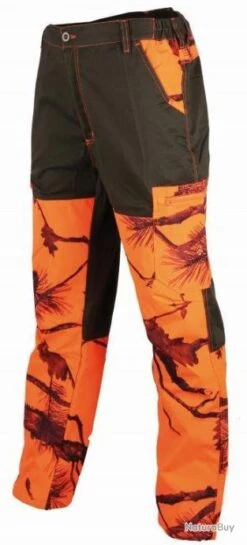 Pantalon De Traque Treeland Maquisard Camo Orange