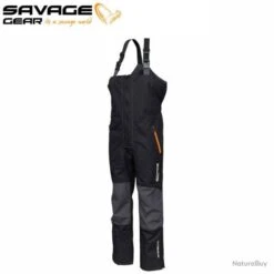 Salopette WP Performance Savage Gear Black/Grey XL