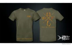 T Shirt Way Of Fishing Croix Kaki