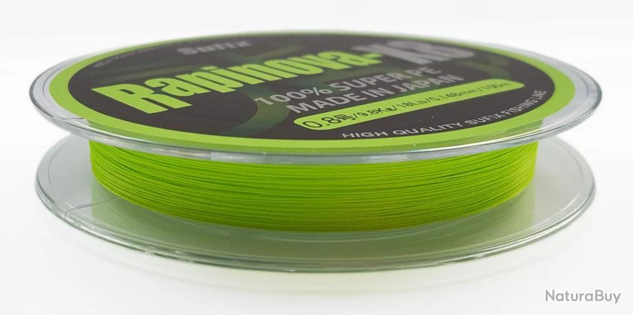 Tresse Sufix Rapinova Lemon Green 150m Ø 14,8/100 3 Tresse Sufix Rapinova Lemon Green 150m Ø 14,8/100