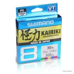 Tresse Shimano Kairiki 8 300m Multicolor 42/100