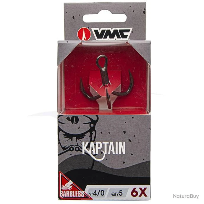 VMC 7570B Kaptain 6X Barbless 4/0 3 VMC 7570B Kaptain 6X Barbless 4/0