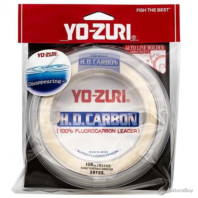 Yo-Zuri Fluorocarbon H.D. Carbon 130lb Transparent 3 Yo-Zuri Fluorocarbon H.D. Carbon 130lb Transparent