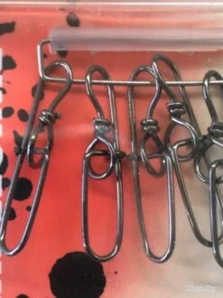 49 Agrafe Crosslock Inox 40 Kg Taille 3. Leurres Pêche Mer -Matériel De Pêche 00002 56 agrafe crosslock inox 40 kg taille 3. Leurres peche mer