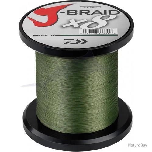 Daiwa Tresse J-Braid X 8 (500m) Vert 58lb 3 Daiwa Tresse J-Braid X 8 (500m) Vert 58lb