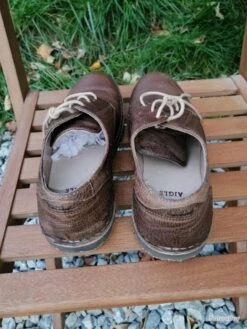 Très Belles Chaussures Basses Outdoor AIGLE T42 Cuir Grainé -Matériel De Pêche 00002 Tres belles chaussures basses outdoor AIGLE T42 cuir graine