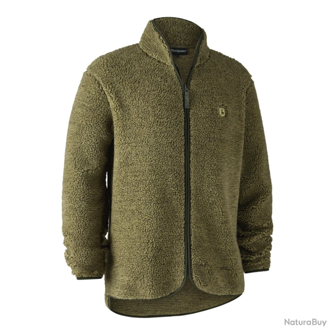 Veste Polaire Molletonnée Deerhunter Germania Light Fiber Pile Kaki 4 Veste Polaire Molletonnée Deerhunter Germania Light Fiber Pile Kaki – Image 2