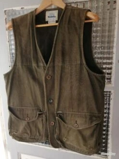 Beau Gilet De Chasse BERETTA En Coton Lourd Excellent état Taille 50 -Matériel De Pêche 00003 Beau gilet de chasse BERETTA en coton lourd excellent etat taille 50