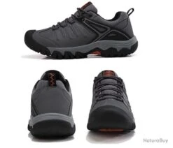 Chaussures De Randonnée Respirantes Gris Foncé - Livraison Gratuite Et Rapide -Matériel De Pêche 00003 Chaussures de randonnee respirantes gris fonce Livraison gratuite et rapide