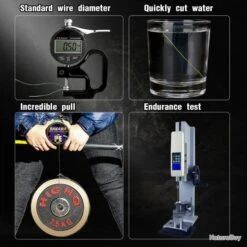 Fil De Peche Multifilament PE 8 Brins 300m, Couleur: Au Choix, Modele: 0.425mm 36.2kg -Matériel De Pêche 00003 Fil de Peche Multifilament PE 8 brins 300m Couleur Au Choix Modele 0.425mm 36.2kg