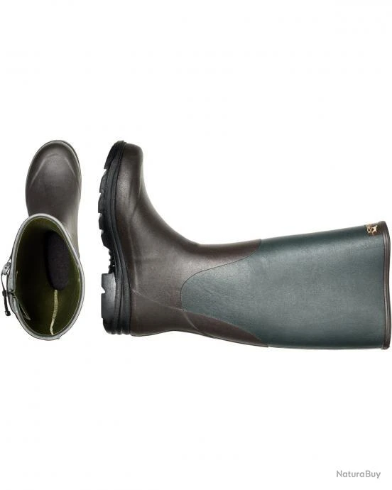 Bottes En Caoutchouc Néoprène NEO 2 Couleur Olive Brun. 6 Bottes En Caoutchouc Néoprène NEO 2 Couleur Olive Brun. – Image 4