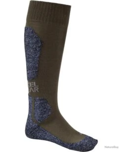 Chausettes Longues Merino (Couleur: Vert / Gris, Taille: 42/43)