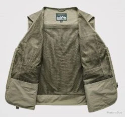 Mountain Gilet De Pêche 12 Poches, Coloris VERT......LIV OFFERTE -Matériel De Pêche 00004 Gilet de Peche 12 poches coloris VERT.LIV OFFERTE