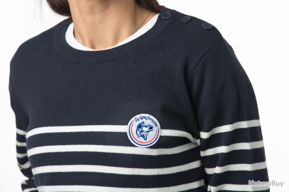 Pull La Ligne Française Marinière Homme Ou Femme 6 Pull La Ligne Française Marinière Homme Ou Femme – Image 4