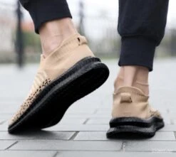 Basket Légère Et Respirante Sans Lacets FACTORY Beige -Matériel De Pêche 00005 Basket legere et respirante sans lacets FACTORY beige