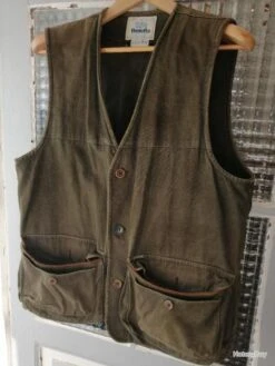 Beau Gilet De Chasse BERETTA En Coton Lourd Excellent état Taille 50 -Matériel De Pêche 00005 Beau gilet de chasse BERETTA en coton lourd excellent etat taille 50