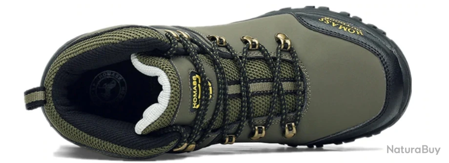 Chaussures Mixte, Chasse, Marche, Kaki, Tailles 38 à 44. 7 Chaussures Mixte, Chasse, Marche, Kaki, Tailles 38 à 44. – Image 5