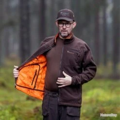 VESTE POLAIRE REVERSIBLE PINEWOOD RED DEER CAMOU -Matériel De Pêche 00005 VESTE POLAIRE REVERSIBLE PINEWOOD RED DEER CAMOU