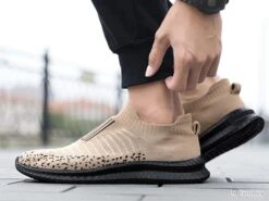 Basket Légère Et Respirante Sans Lacets FACTORY Beige -Matériel De Pêche 00006 Basket legere et respirante sans lacets FACTORY beige