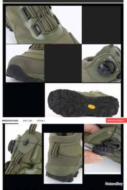 Chaussures Montantes, Fermeture Boa, Beige Camel, Taille De 39 à 44. -Matériel De Pêche 00006 Chaussures montantes fermeture boa beige camel taille de 39 a 44