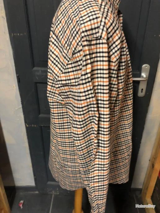 HANGAR33 CHEMISE PERCUSSION BEAUGENCY VERT/OCRE TAILLE M 8 HANGAR33 CHEMISE PERCUSSION BEAUGENCY VERT/OCRE TAILLE M – Image 6