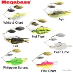 Leurre SV-3 1/2 Double Willow Megabass Hot Tiger -Matériel De Pêche 00006 Leurre SV 3 1 2 Double Willow Megabass Hot tiger