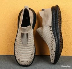 Basket Légère Et Respirante Sans Lacets FACTORY Beige -Matériel De Pêche 00007 Basket legere et respirante sans lacets FACTORY beige