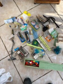 Lot Accessoires De Pêche Environ 12 Kilos -Matériel De Pêche 00007 Lot accessoires de peche environ 12 kilos