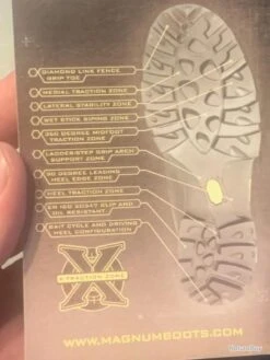 Chaussures Montantes Tactique Randonnée Militaire Outdoor Magnum Vibram T44 -Matériel De Pêche 00007 chaussures montantes tactique randonnee militaire outdoor Magnum vibram