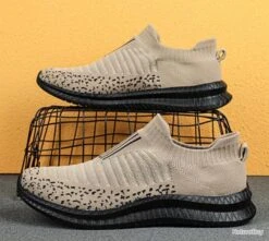 Basket Légère Et Respirante Sans Lacets FACTORY Beige -Matériel De Pêche 00008 Basket legere et respirante sans lacets FACTORY beige