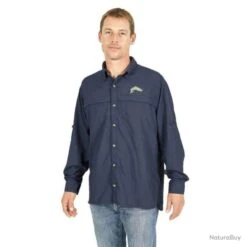Chemise MDC Nano Dry Bleu 9 Chemise MDC Nano Dry Bleu -Matériel De Pêche 00008 Chemise MDC Nano Dry Bleu S